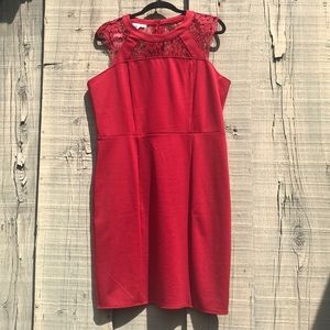 Maurices red sexy lace dress